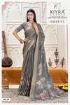 Sweety By Kiyra Simmer Silk Saree Wholesale Clothing Suppliers In India